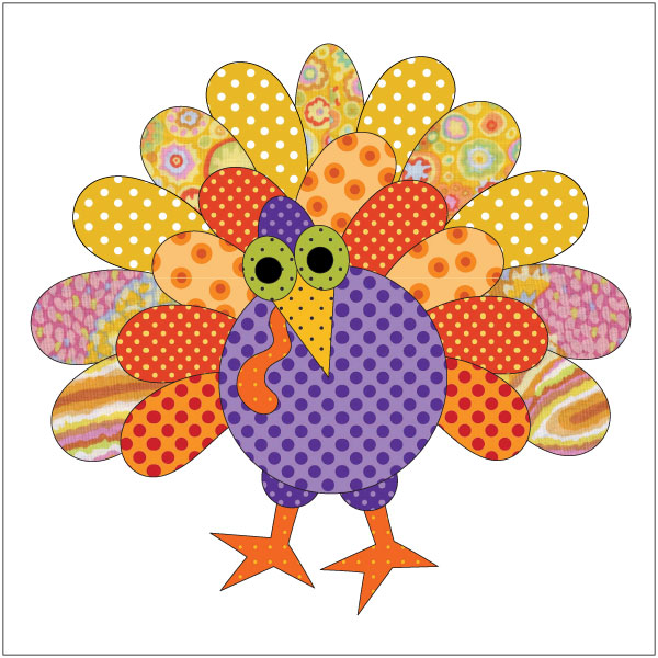 Gobble-Gobble - Applique