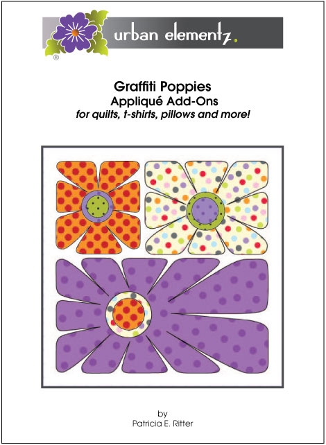 Graffiti Poppies - Applique Add-On Pattern