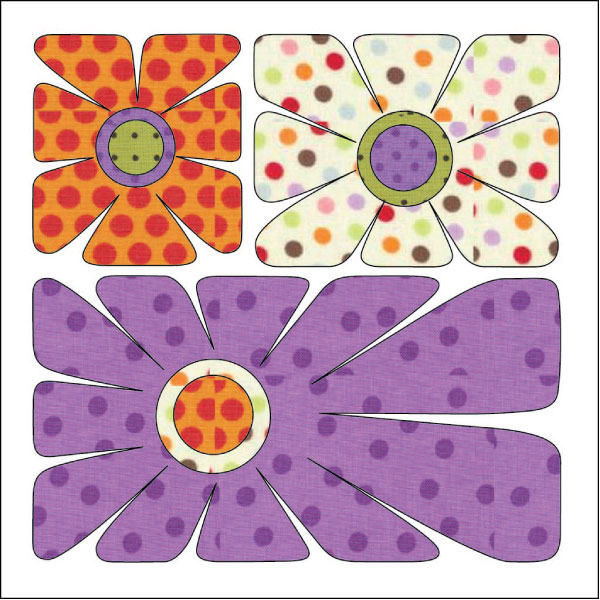 Graffiti Poppies - Applique 