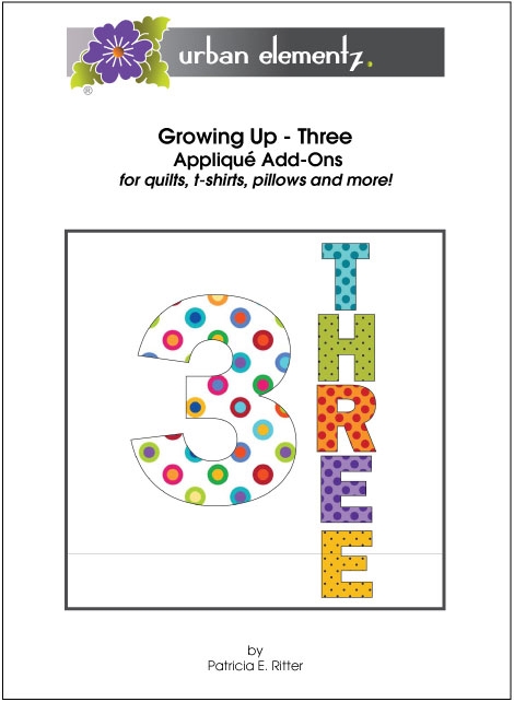 Growing Up - Three - Applique Add On Pattern 