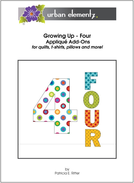Growing Up - Four - Applique Add On Pattern