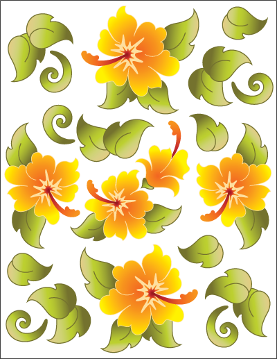 Hawaiian Holiday - Tangerine - Tattoo