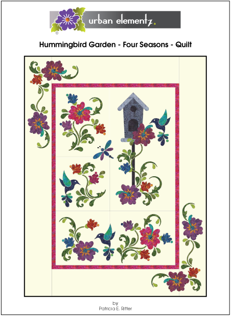 Hummingbird Garden - Applique Quilt Pattern