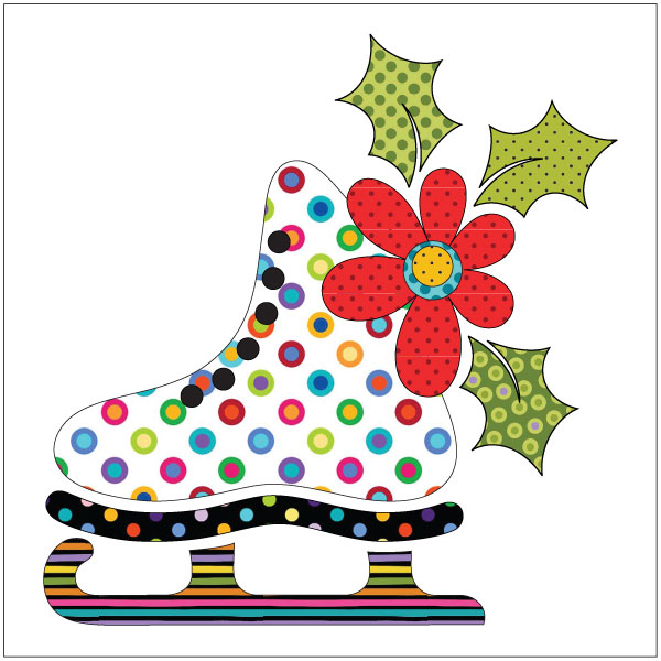 Ice Rink - UE Basix - White - Applique