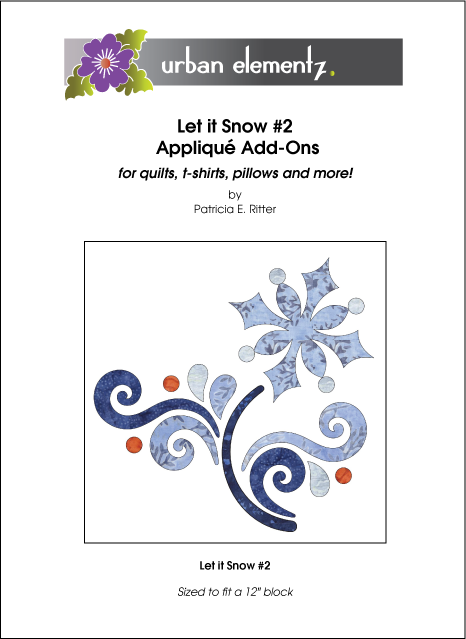 Let it Snow - Block  #2 - Applique Add On Pattern 
