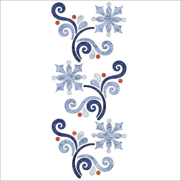 Let It Snow - Panel - Applique