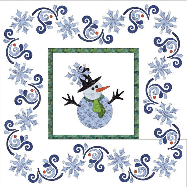 Let It Snow - Applique Quilt