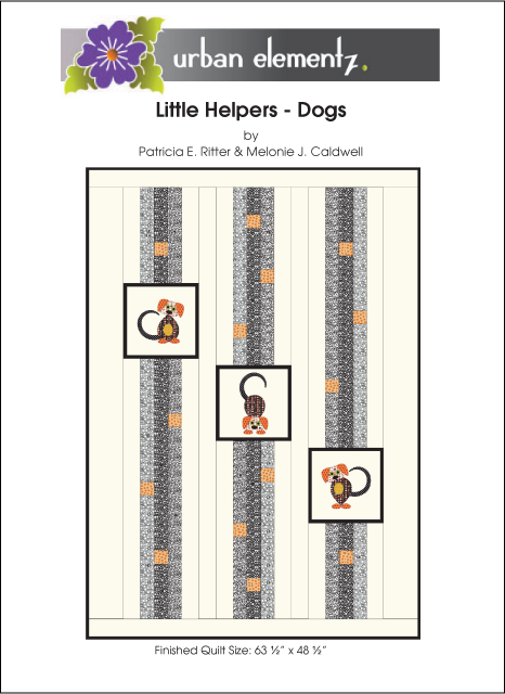 Little Helpers Quilt - Dogs - Applique Pattern