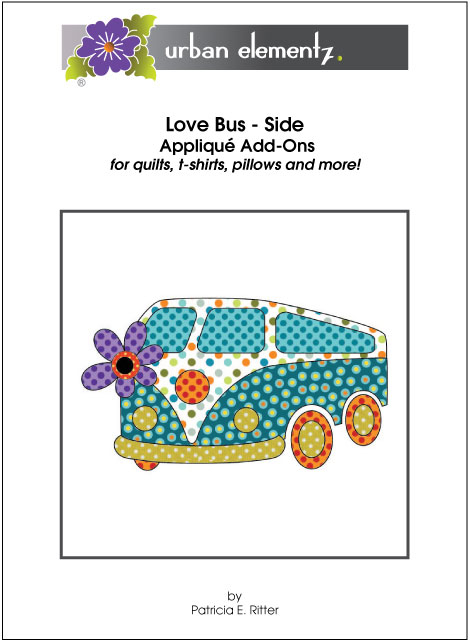 Love Bus - Side - Applique Add-On Pattern