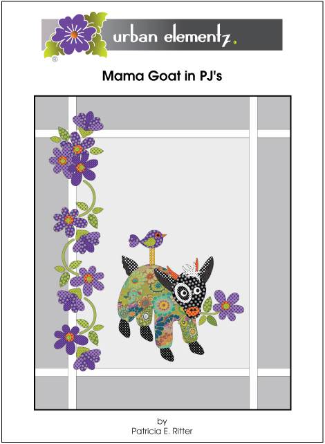 Mama Goat in PJ's - Applique Quilt Pattern