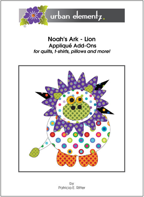 Noah's Ark - Lion - Applique Add-On Pattern