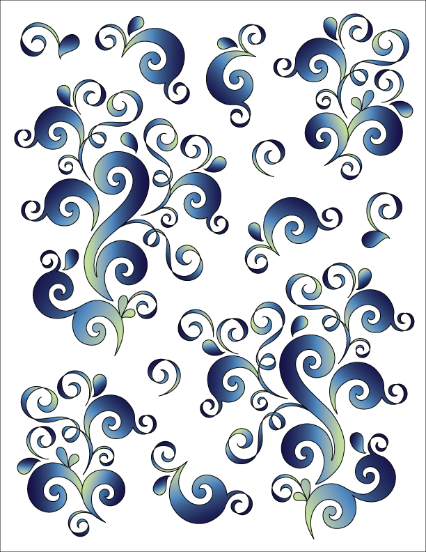 Oodles of Doodles - Blue - Tattoo