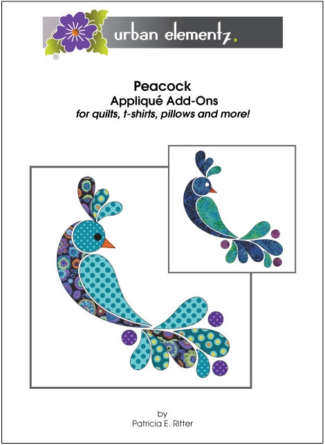 Peacock - Applique Add-On Pattern