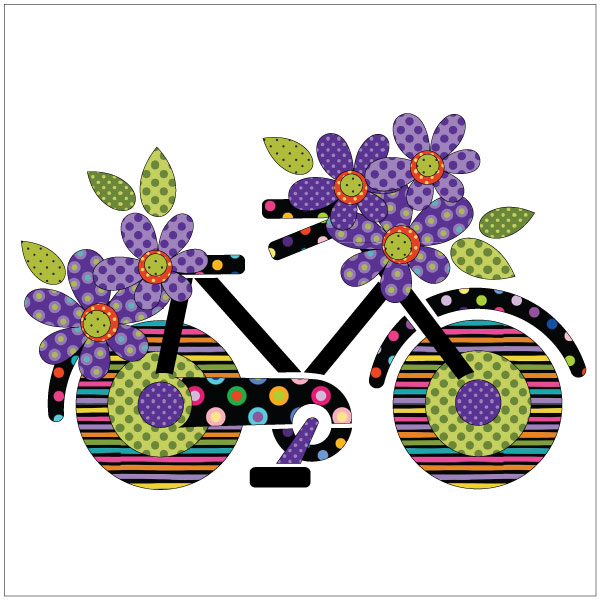 Petal Power - Fall - Small - Applique