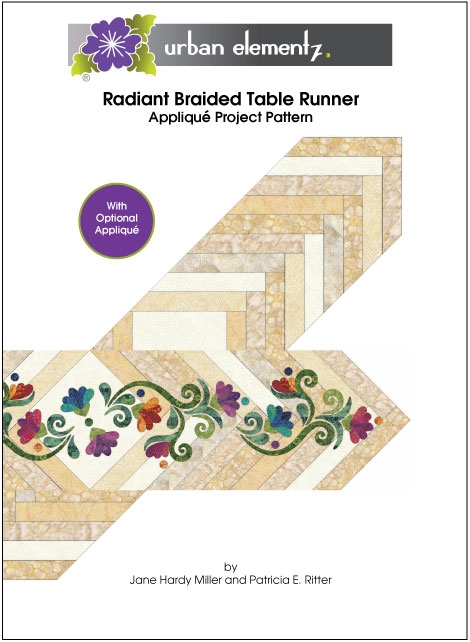 Radiant Braided Table Runner - Applique Pattern