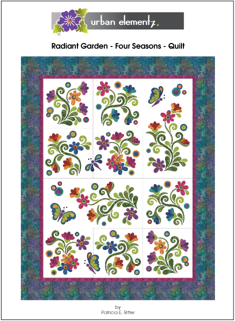 Radiant Garden - Applique Quilt Pattern