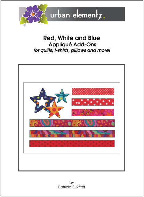Red, White and Blue - Applique Add-On Pattern - FREE