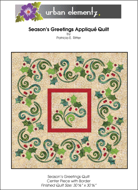 Season's Greetings - Applique Quilt Pattern