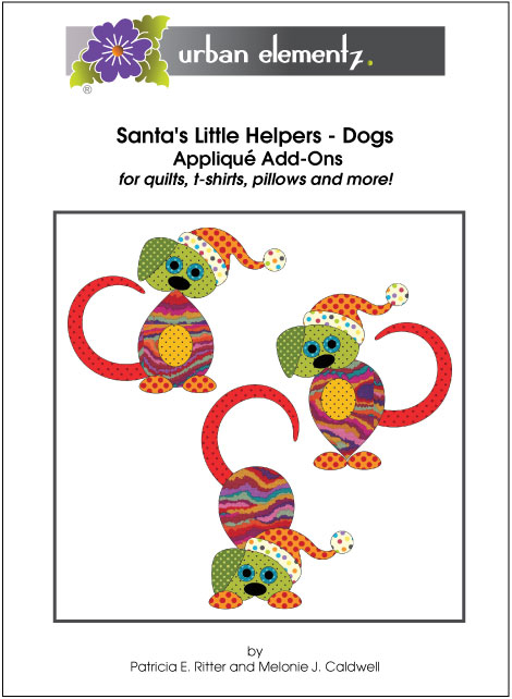 Santa's Little Helpers - Dogs - Applique Add-On Pattern  