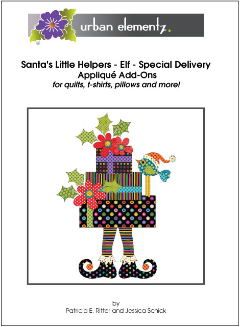 Santa's Little Helpers - Elf - Special Delivery - Applique Add-On Pattern