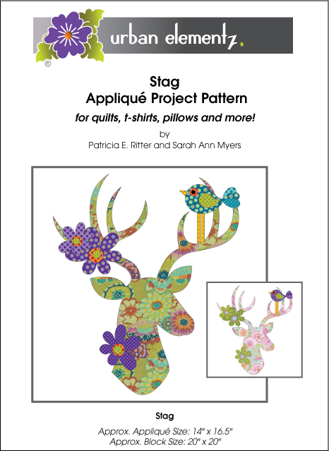 Stag - Applique Add-On Pattern 
