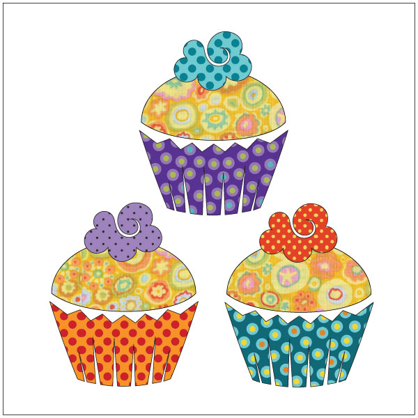 Sweet Treats - Cupcakes - Applique