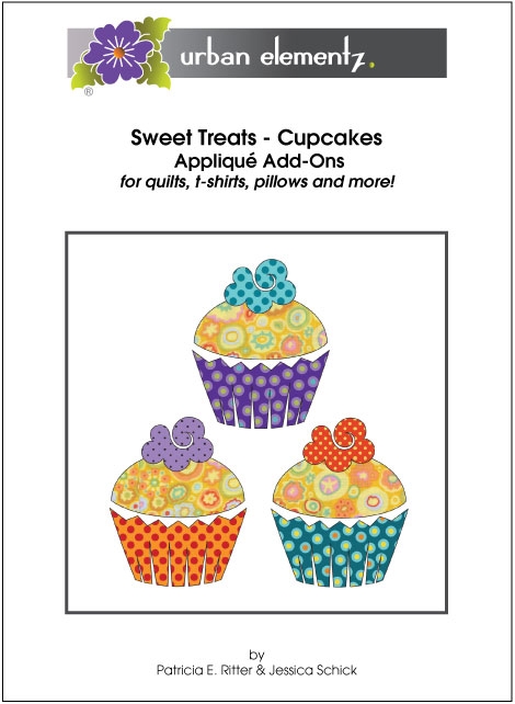 Sweet Treats - Cupcake - Applique Add-On Pattern 