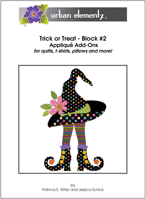 Trick or Treat - Block #2 - Applique Add-On Pattern