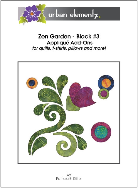 Zen Garden - Block #3 - Applique Add On Pattern